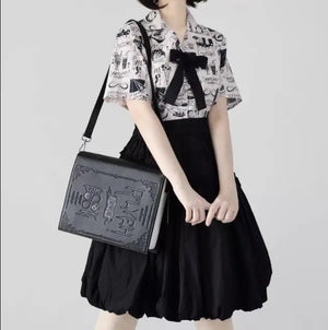 Little Black Magic Book Purse