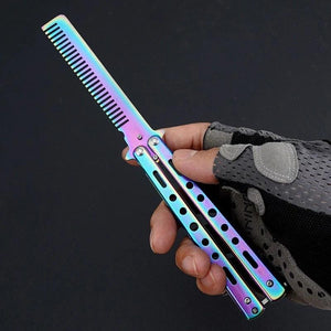 Open image in slideshow, Butterfly Knife Comb
