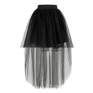 Open image in slideshow, Tulle Mesh Short/Long Skirt

