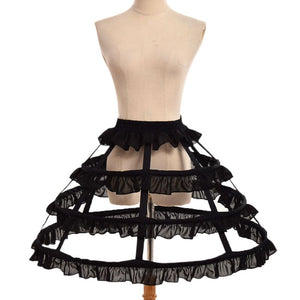 Open image in slideshow, 4-Ring Adjustable Bird Cage Petticoat Hoop Skirt
