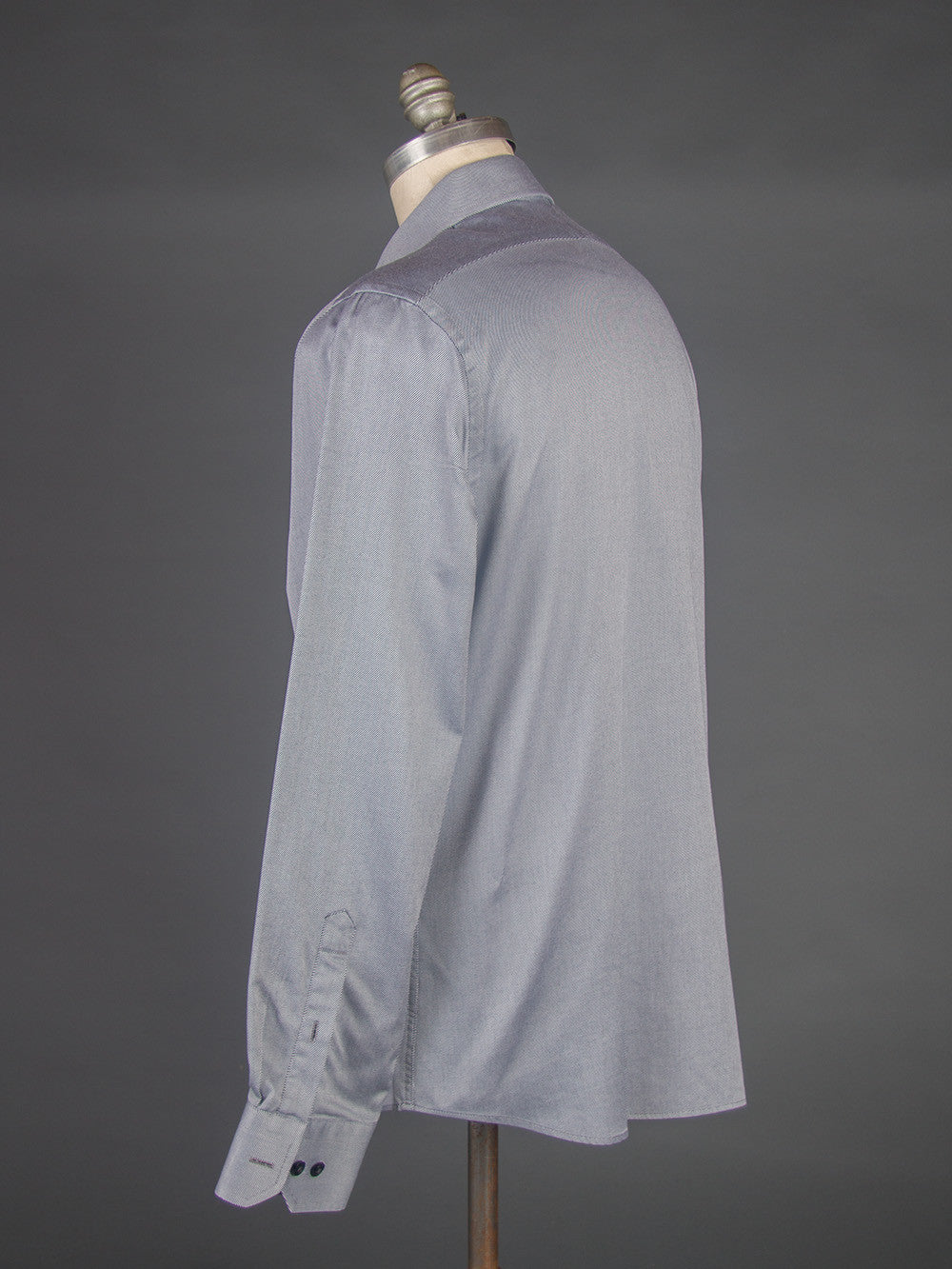 Gray Diagonal Buttonup Shirt