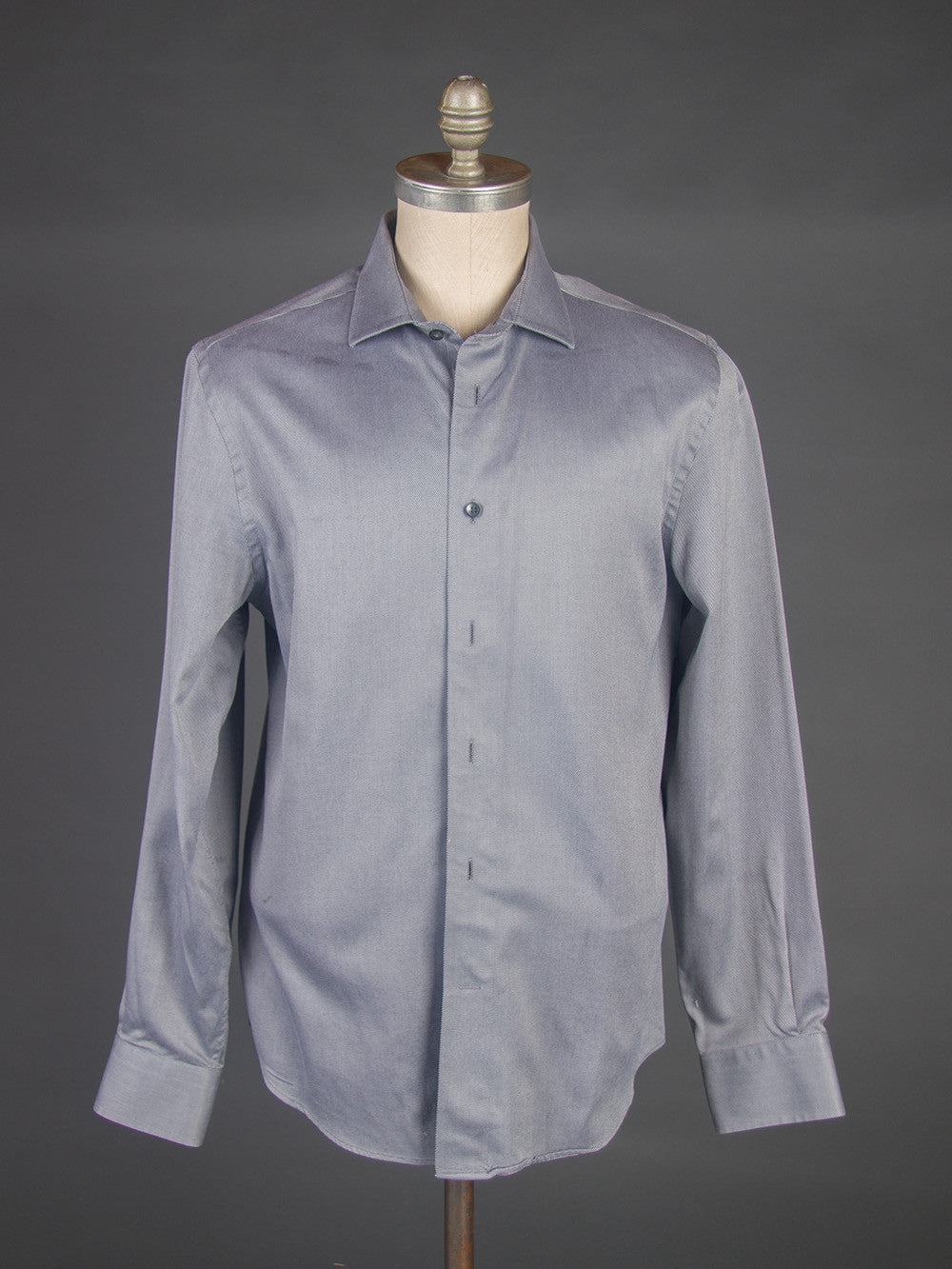 Gray Diagonal Buttonup Shirt