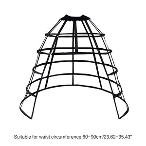 Open image in slideshow, 5-Ring High/Low Bird Cage Petticoat Hoop Skirt
