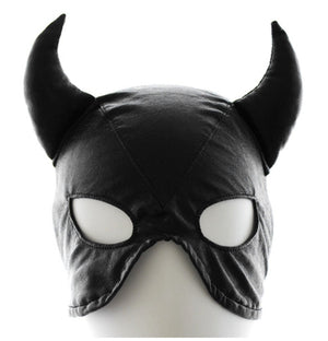 Open image in slideshow, PU Leather Back Laced Devil Mask
